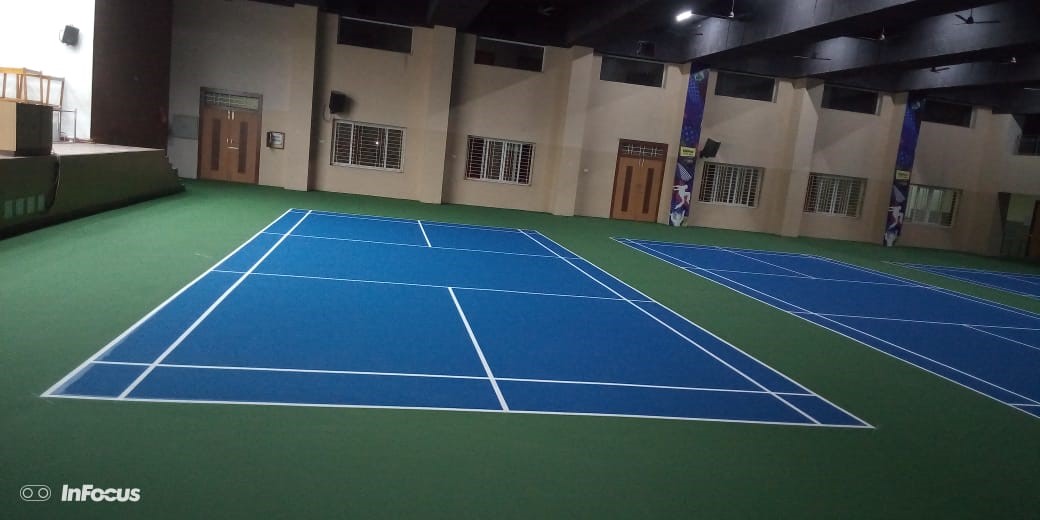 indoor badminton court